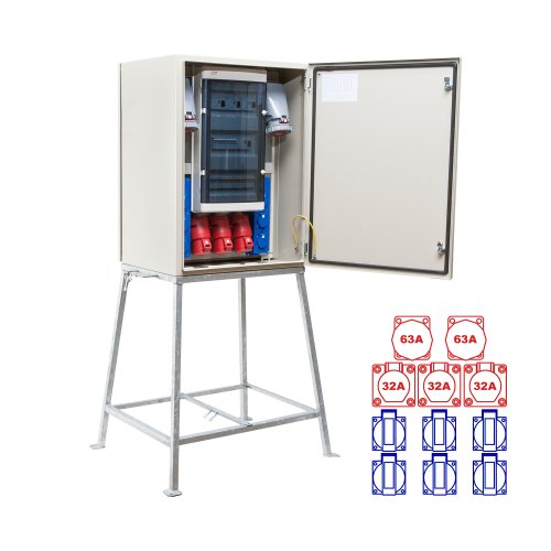 Keraf kWh-meterkast 80A 2x63/5 2x32/5 6xSchuKo C - 0f4d389296599746e414f59cd1e7d396 - 20157706