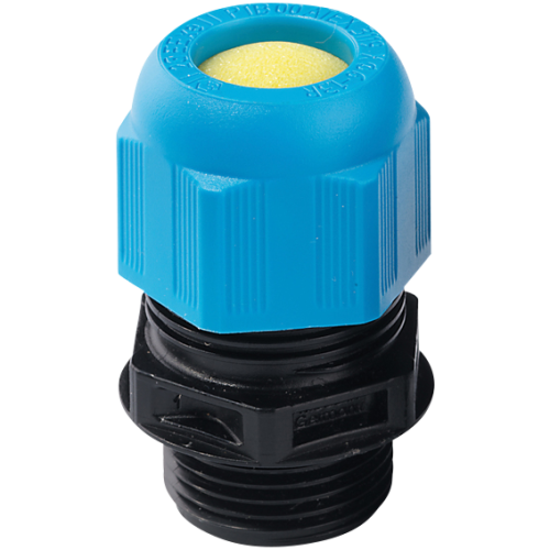 Wiska Kabelwartel, ATEX EX-i, M25x1,5 doorlaat 10-17mm, zwart-blauw - 1 i intrinsic safety wiska - 20149935