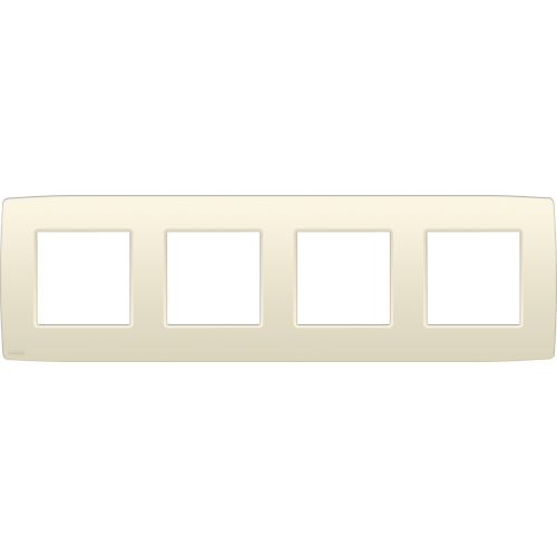 Niko Viervoudige afdekplaat, 71 mm centerafstand, Niko Original cream - 100 76400 image - 20054736