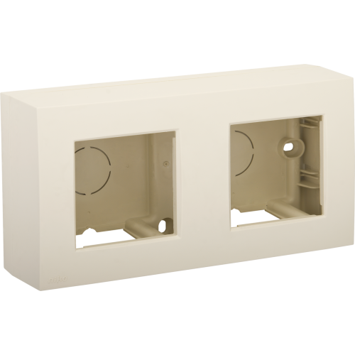 Niko Tweevoudige opbouwkit voor twee inbouwfuncties, cream - 100 80200 image - 20054750