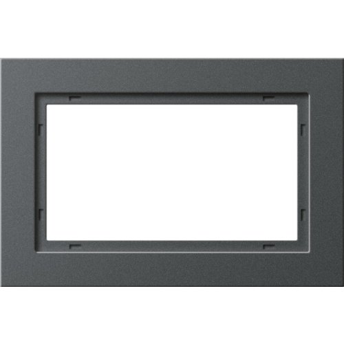GIRA afdekraam 1,5v e2 antraciet 100123 - 100123 - 11004745