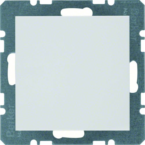 BERKER blindplaat s1 glanzend wit/polar wit 10098989 - 10098989 - 11003138