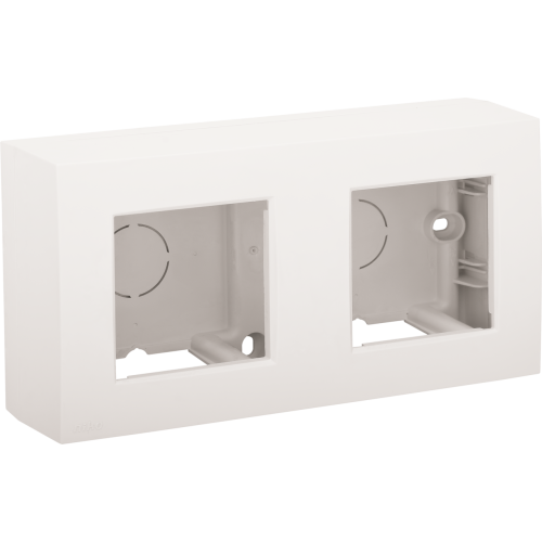 Niko Tweevoudige opbouwkit voor twee inbouwfuncties, white - 101 80200 image - 20054838
