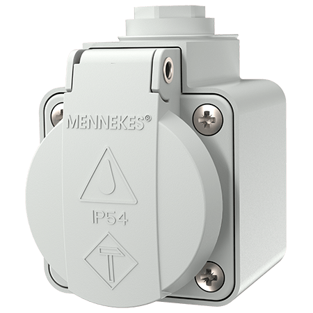 Mennekes Wandcontactdoos 16A2p+PE IP44 - 10118 - 20012837
