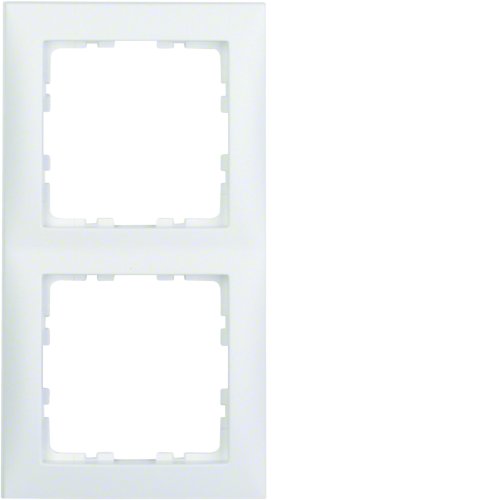 BERKER afdekraam 2v mat wit 10129909 - 10129909 - 3200093