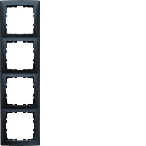 BERKER afdekraam 4v antraciet 10149949 - 10149949 - 3200084