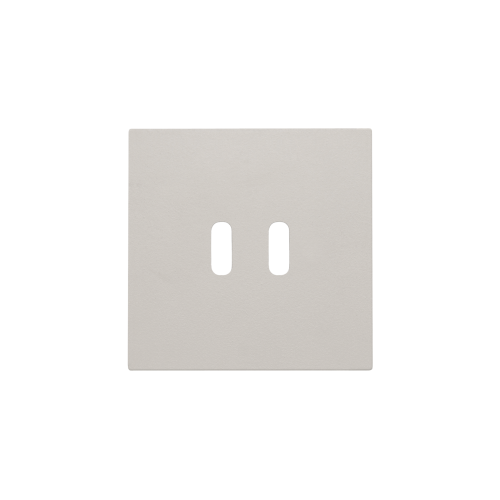 Niko Afwerkingsset voor dubbele smart USB-C-lader, light grey - 102 68003 foto - 20196642