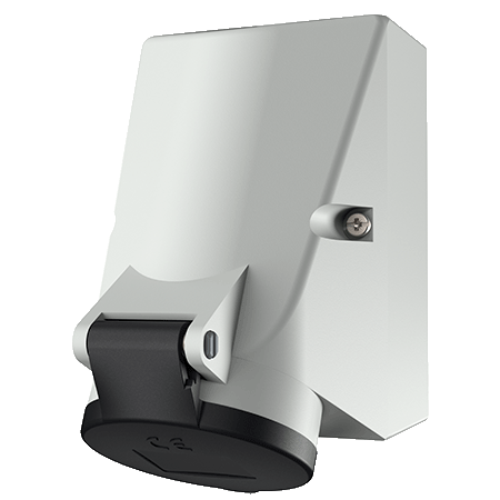Mennekes WCD 16A 7P 7H 500V IP44 HW/VN - 1035 2 - 20020655