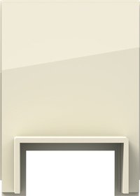 GIRA adapter voor kabelinvoer p25 creme glanzend 106801 - 106801 - 3300424