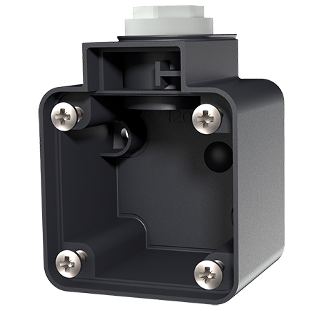 Mennekes Onderbak SCHUKO contactdoos zwart - 10716 2 - 20020670