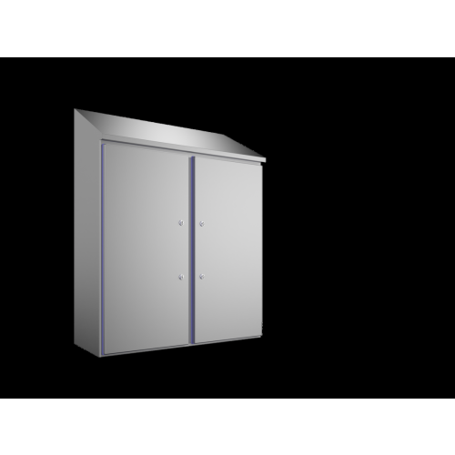 Rittal HD Kast 1010x1050/1277x400 2D/1M 1.4301 - 1081px fri181767095 - 20132184