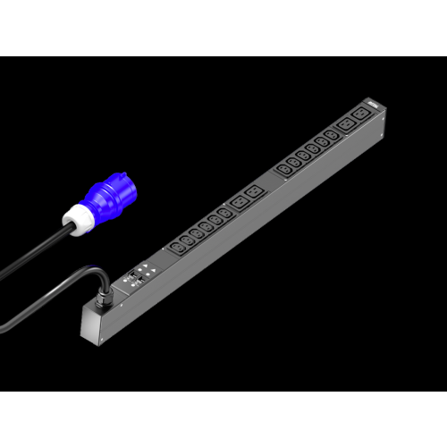 Rittal PDU Basic 32A/1F CEE 12xC13 / 4xC19 - 1081px fri191444195 - 20135811
