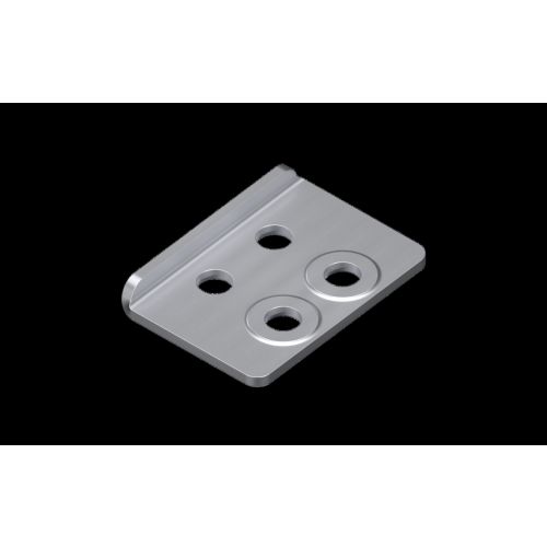 Rittal VX Sokkeladapter tbv zwenkwielen VE=4 - 1081px fri231930795 - 20136447
