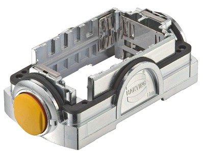 HARTING Han-Yellock 60 carrier hood button plain - 11 12 600 0100 rgb01 web - 20035221