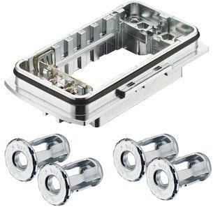 HARTING Han-Yellock 60 bulkhead hsg-Molly Bolts - 11 12 600 0302 rgb01 web - 20035224