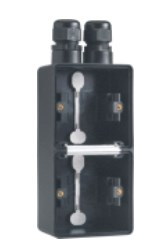 NIKO hydro onderbak 2v 2xm20 bov wd vert. zwart 761-84252 - 11000540 - 11000540
