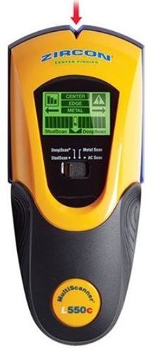 ZIRCON multifunctionele muurscanner met display L550C - 11001301 - 11001301