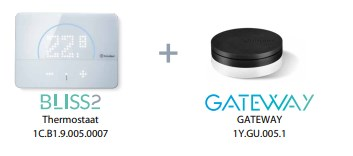 FINDER bliss2 thermostaat + gateway 1C.B1.9.005.0007.POA - 11003014 - 11003014