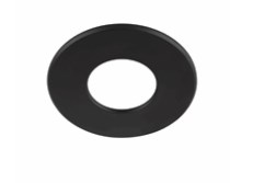 SLV afdekkap rond inbouwarmatuur vast zwart 1007096 - 11003150 - 11003150
