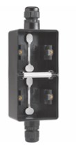 NIKO hydro onderbak 2v 2xm20 bov/ond wd vert zwart 761-84261 - 11004432 - 11004432