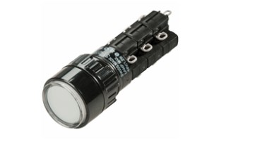 EAO 31-271.0252 drukknop 18mm stap 1m+1v verlicht - 11005001 - 11005001