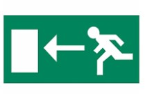 VAN LIEN pictogram vluchtroute links PP 725/1 - 11006238 - 11006238