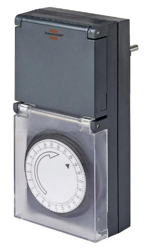 BRENNENSTUHL stopcontact tijdklok analoog ip44 1506460 - 11006906 - 11006906