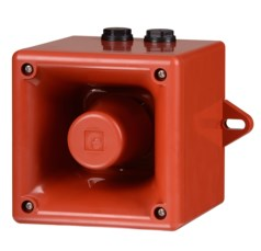 E2S multi alarm sounder 16-28v 105dB ip66 rood IS-A105N-R - 11006991 - 11006991