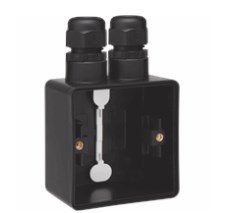 NIKO hydro onderbak 1v 2xm20 bov wd zwart 761-84152 - 11006995 - 11006995