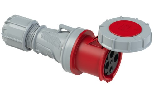 PCE contrasteker twist rood met pilot contact 63A 4P 6H - 11007525 - 11007525