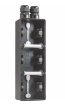 NIKO hydro onderbak 3v 2xm20 verticaal zwart 761-84352 - 11008068 - 11008068