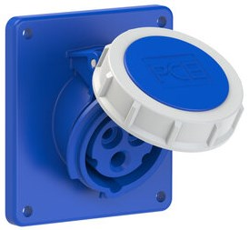 PCE wcd schuin inbouw ip67 16A 3P 230V 6H 4132-6V - 11008241 - 11008241