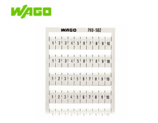 WAGO wmb-markeringskaart als kaart bedrukt wit 793-502 - 11009443 - 11009443