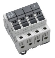 WOHNER zekeringhouder 3p+n 10x38mm 31114 - 11009477 - 11009477