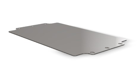 BOPLA montageplaat 160x260mm 21001800 - 11009607 - 11009607