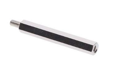 Afstandhouder messing vernikkeld m4x20 a100 stuks - 11010286 - 11010286