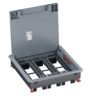 LEGRAND dekselset kunststof + inbouwframe 24mod 080711 - 11011665 - 11011665
