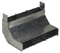 LEGRAND stijg-/zakstuk 3comp 350x38 bxh 8442356 - 11011672 - 11011672