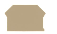 CONTA-CLIP eindplaat enkel-etage 2,5-10mm beige 2001.2 - 11011688 - 11011688