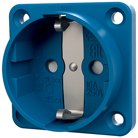 Mennekes Inb.WCD 16A 2P+A 230V IP20 SCHUKO KI bl - 11581 - 20020769