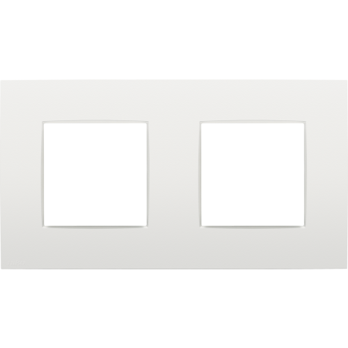 Niko Tweevoudige afdekplaat met 71 mm centerafstand, Niko Intense white - 120 76800 image - 20054936