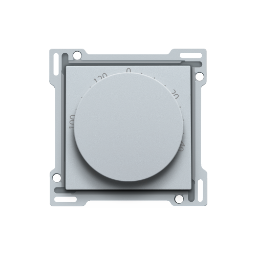 Niko Afwerkingsset voor timer regelbaar tot 120 min., sterling coated - 121 64906 foto - 20054962