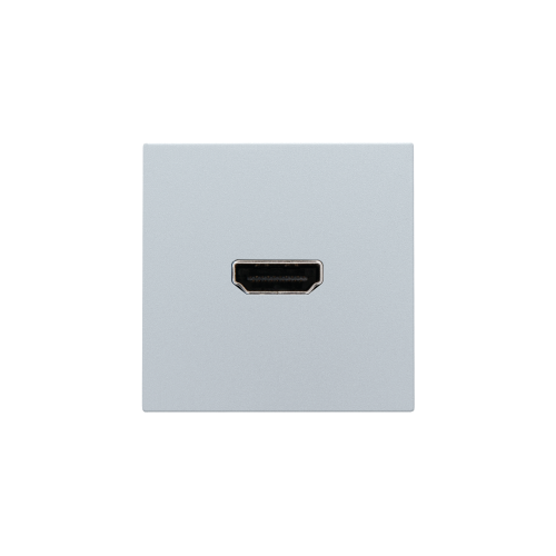 Niko Afwerkingsset met HDMI-naar-HDMI-aansluiting, sterling coated - 121 69416 foto - 20054983