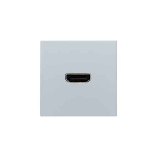Niko Afwerkingsset met HDMI-naar-HDMI-aansluiting, sterling coated - 121 69417 foto - 20054983