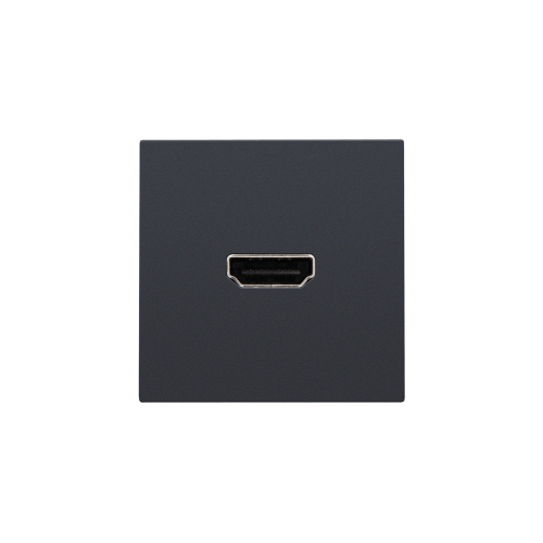 Niko Afwerkingsset met HDMI-naar-HDMI-aansluiting, anthracite coated - 122 69417 foto - 20055034