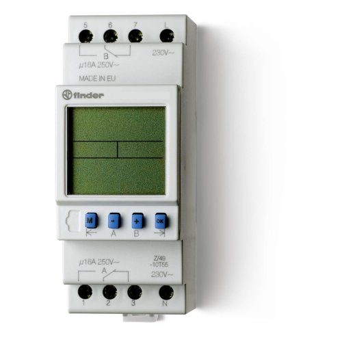 Finder FIN TIJDSCH.KLOK 2W 16A 120VAC - 1222 - 20006006