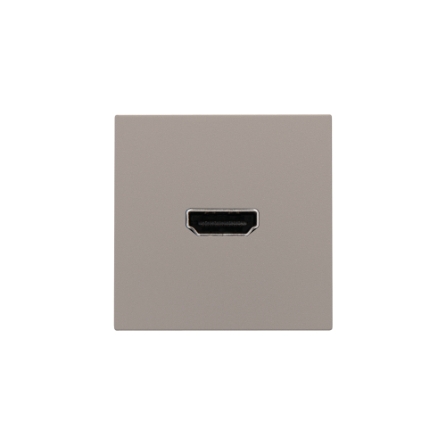 Niko Afwerkingsset met HDMI-naar-HDMI-aansluiting, bronze coated - 123 69417 foto - 20055086