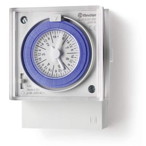 FINDER tijdsch. klok 1w 16a 230vac 12.31.8.230.0007 - 1231 7 - 4375441