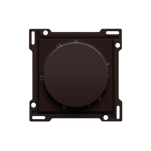 Niko Afwerkingsset voor timer regelbaar tot 15 min., dark brown coated - 124 64806 foto - 20055115