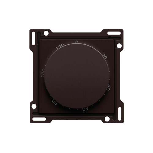 Niko Afwerkingsset voor timer regelbaar tot 120 min., dark brown coated - 124 64906 foto - 20055116